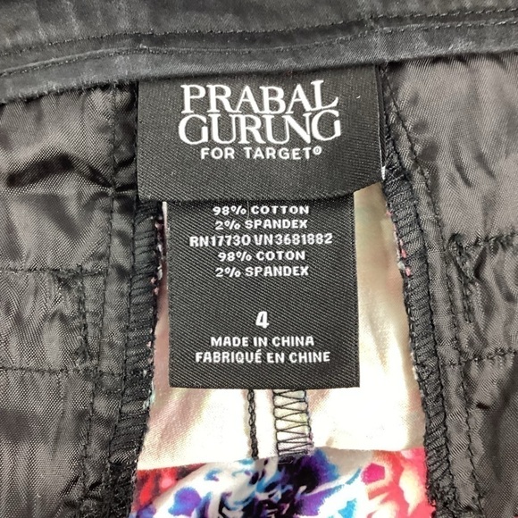 Prabal Gurung for Target Floral Shorts Size 4 Multicolor - Picture 3 of 3